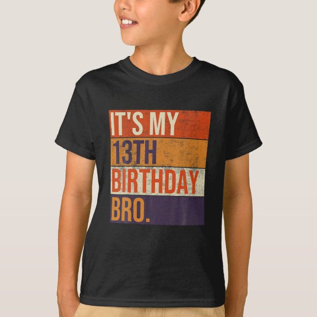 Camiseta Es mi fiesta de cumpleaños número trece (Anverso)