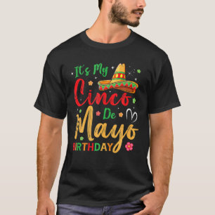 Camiseta Es mi Fiesta mexicana Costu de cumpleaños Cinco De