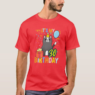 Camiseta Es Mi Gato De Tuxedo De 30 Años