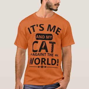 Camiseta es mi gato y yo contra el mundo