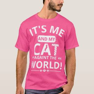 Camiseta es mi gato y yo contra el mundo 1