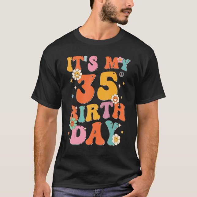 Camiseta Es mi Groov de 35 años (Anverso)