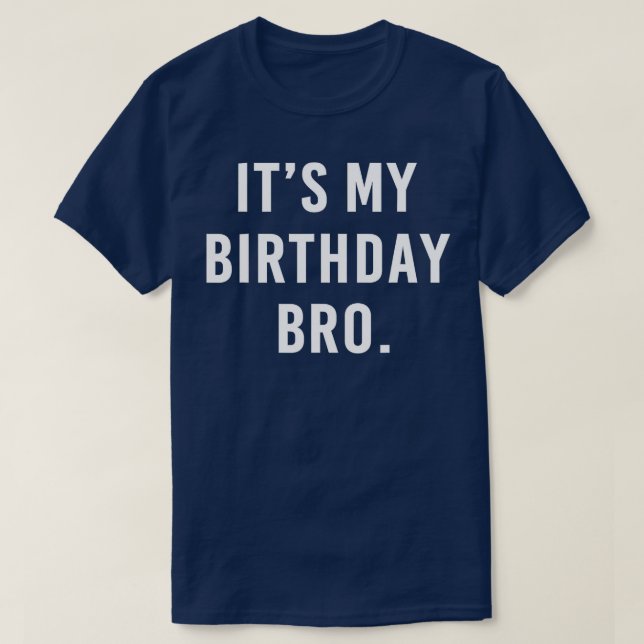 Camiseta Es mi hermano de cumpleaños (Diseño del anverso)