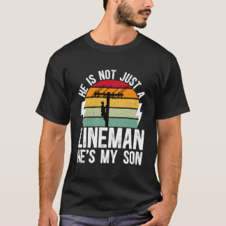 Camiseta Es Mi Hijo Lineman Mamá De Una Lineman Mama Line M
