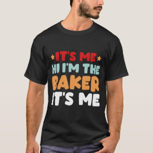 Camiseta Es Mi Hola Soy el Panadero Es Mío Para Hombres Cam