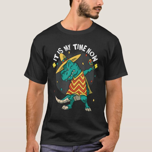 Camiseta Es Mi Hora De Dabar Dinosaurio Mexicano (Anverso)