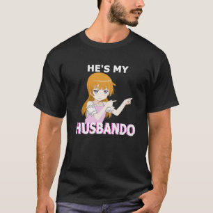 Camiseta Es mi Husbando, es mi pareja de manga de anime Wai