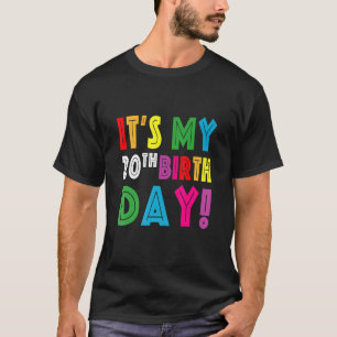 Camiseta Es mi idea de cumpleaños número 20 para los hombre