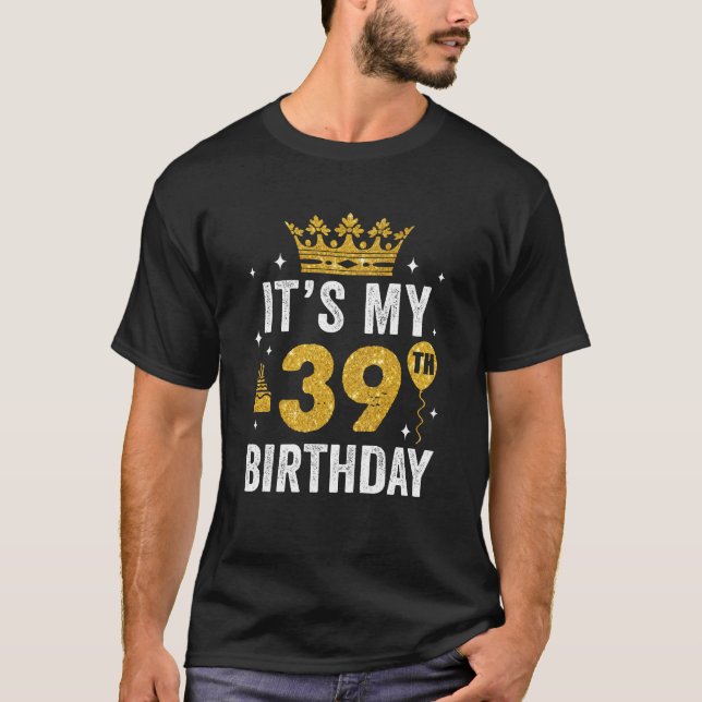 Camiseta Es mi idea de cumpleaños número 39 para un anciano (Anverso)