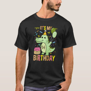 Camiseta Es mi lagarto de cocodrilos de cumpleaños número 3