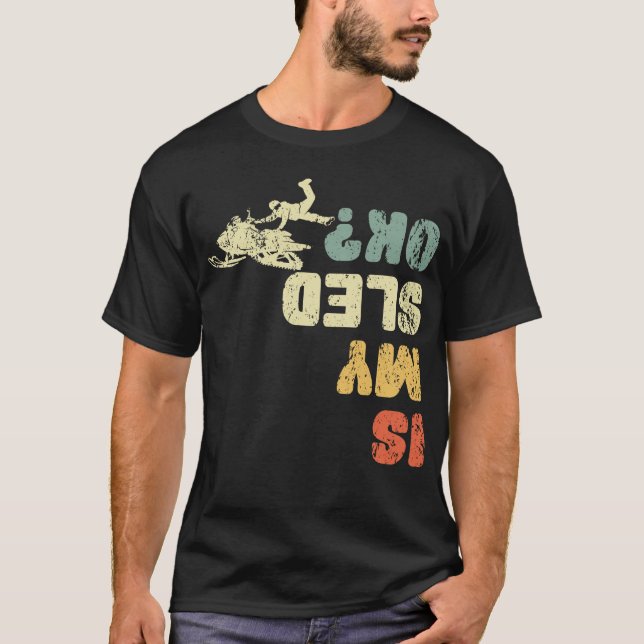 Camiseta Es mi lesión por accidente de moto de nieve Sled O (Anverso)
