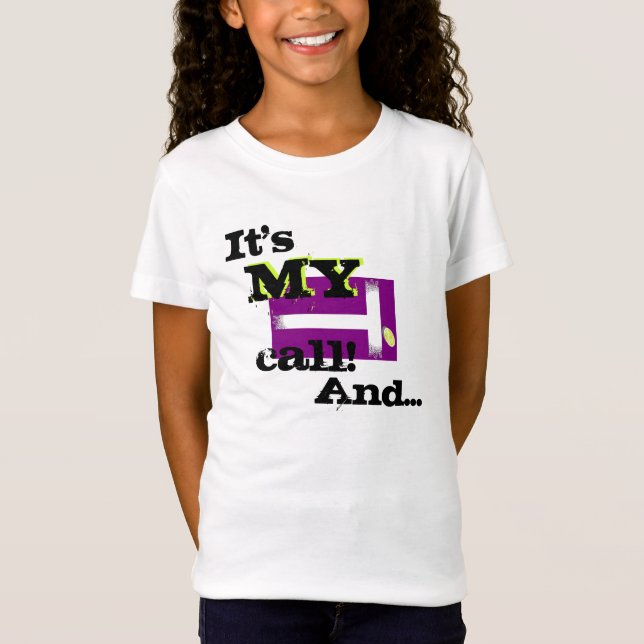 Camiseta ¡Es mi llamada! por tenis del lago (Anverso)