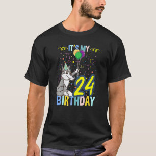 Camiseta Es mi lobo de cumpleaños número 24