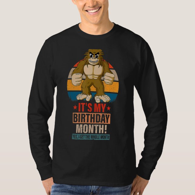 Camiseta Es Mi Mes De Cumpleaños Que Tengo A Todo El Fiesta (Anverso)