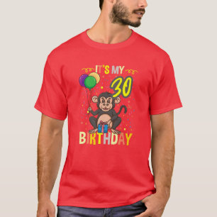 Camiseta Es Mi Mono De Chimpancé De 30 Años