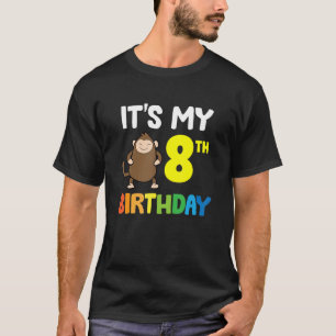 Camiseta Es mi mono de cumpleaños número 8