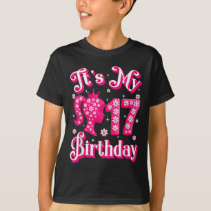 Camiseta Es mi muñeca Chica de cumpleaños número 17, cumple