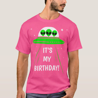 Camiseta Es Mi Nacimiento Cute Alien Buque Ufo En El Espaci