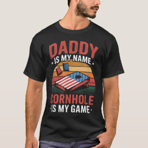 Camiseta Es Mi Nombre Cornhole Es Mi