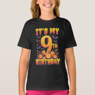 Camiseta Es mi Novena Fiesta de Cumpleaños Niños de 9 Años
