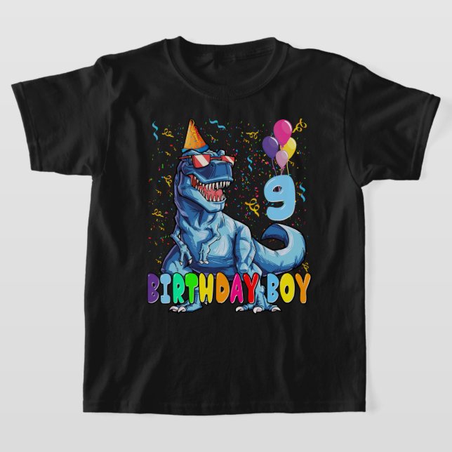 Camiseta Es mi noveno Fiesta de dinosaurio de los camisas p (Distribución)