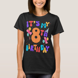 Camiseta Es mi octavo cumpleaños, 8 años, Decorati