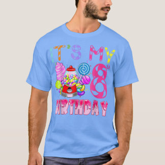Camiseta Es mi octavo cumpleaños, Candy Candyland Chica de 
