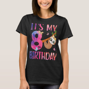 Camiseta Es mi octavo cumpleaños, octavo año de edad