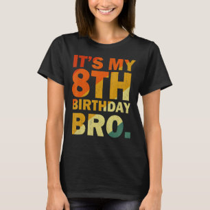 Camiseta Es mi octavo cumpleaños, octavo Fiesta de ocho año