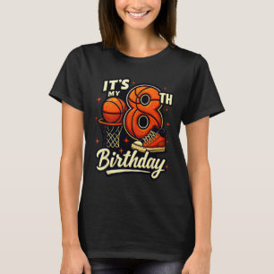 Camiseta Es mi octavo cumpleaños Sketll amante 8 años Bday