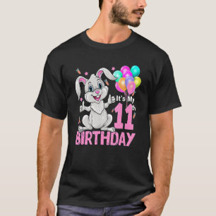 Camiseta Es mi onceavo Conejo de Cumpleaños 11 Años