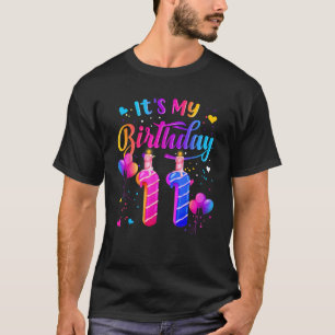 Camiseta Es mi onceavo cumpleaños feliz de tener 11 años
