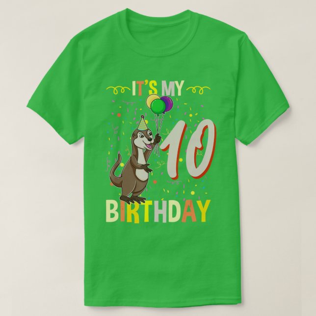 Camiseta Es mi ortín de cumpleaños (Diseño del anverso)