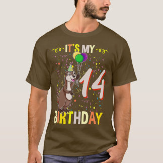 Camiseta Es mi ortín de cumpleaños 14