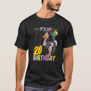 Camiseta Es Mi Ostrich De Cumpleaños 20