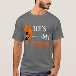Camiseta Es mi pareja de calabazas de la chaqueta de la cha