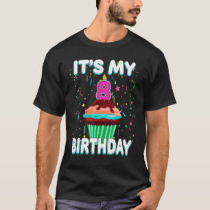 Camiseta Es mi pastel dulce de cumpleaños 8 años Ol