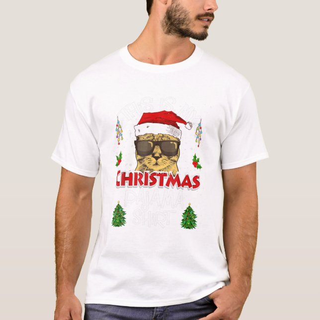 Camiseta es Mi Pijama De Navidad (Anverso)