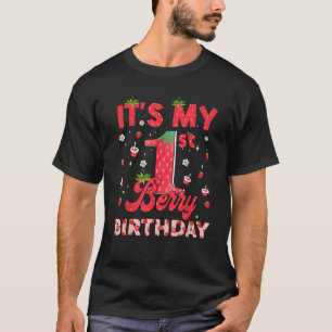 Camiseta Es mi primer cumpleaños de Berry, un chico de fres