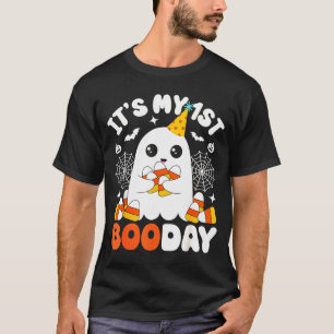 Camiseta Es mi primer día de Boo, divertido fantasma de Hal