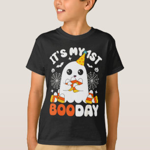 Camiseta Es mi primer día de Boo, divertido fantasma de Hal
