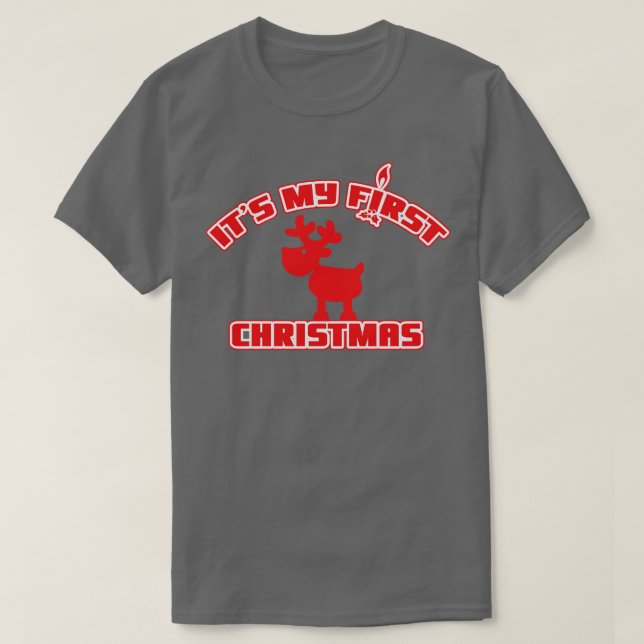 Camiseta Es mi primera Navidad (Diseño del anverso)