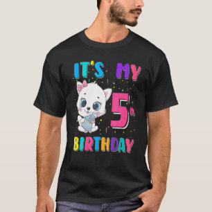 Camiseta Es Mi Quinto Cumpleaños Chica Funny Cumpleaños Cum