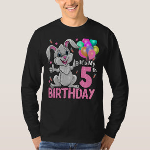 Camiseta Es mi quinto cumpleaños Conejo 5 años O