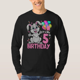 Camiseta Es mi quinto cumpleaños Conejo 5 años O