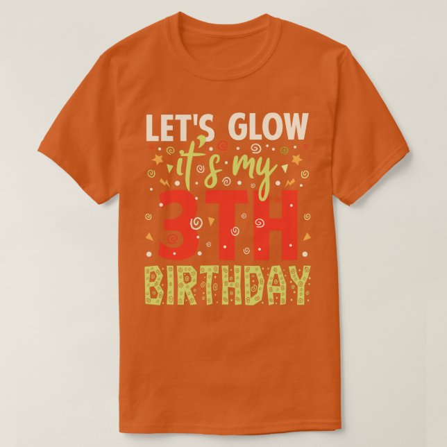Camiseta Es mi regalo de cumpleaños número 3 (Diseño del anverso)