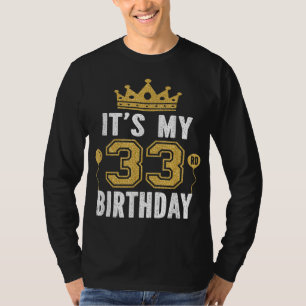 Camiseta Es mi regalo de cumpleaños número 33 para un ancia