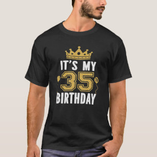 Camiseta Es mi regalo de cumpleaños número 35 para un hombr