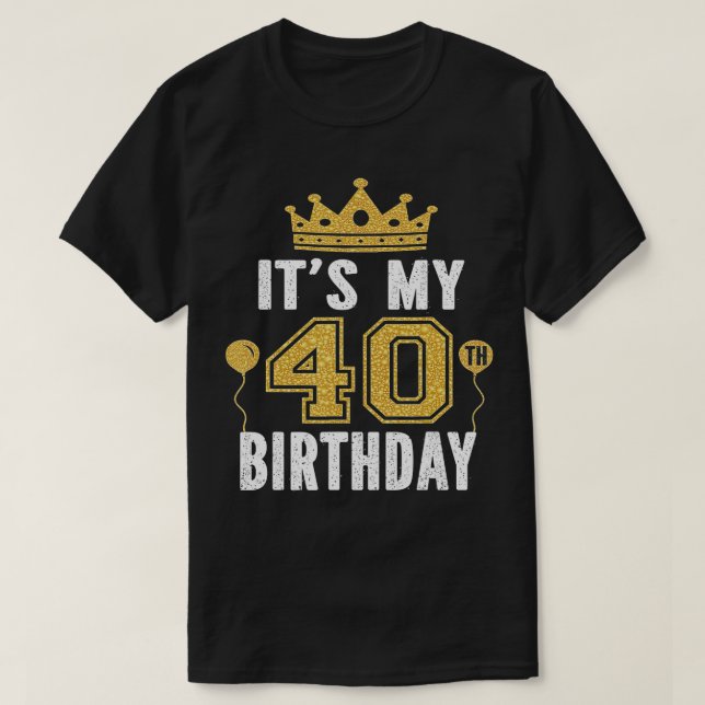 Camiseta Es mi regalo de cumpleaños número 40 para un ancia (Diseño del anverso)