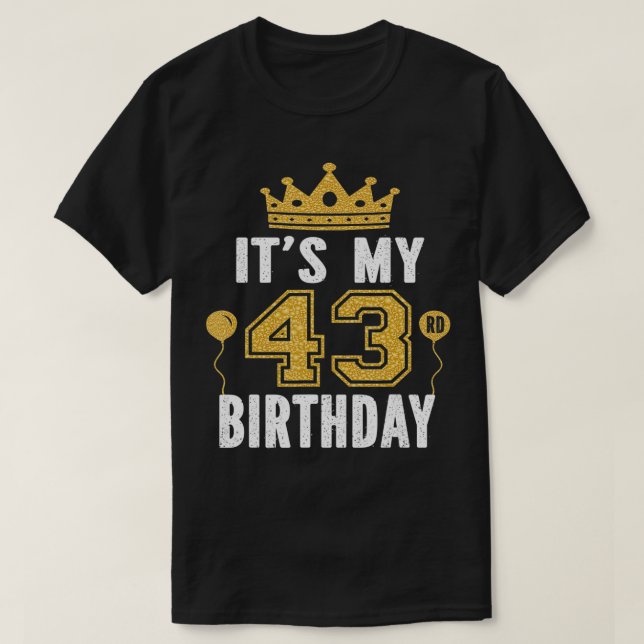 Camiseta Es mi regalo de cumpleaños número 43 para un ancia (Diseño del anverso)